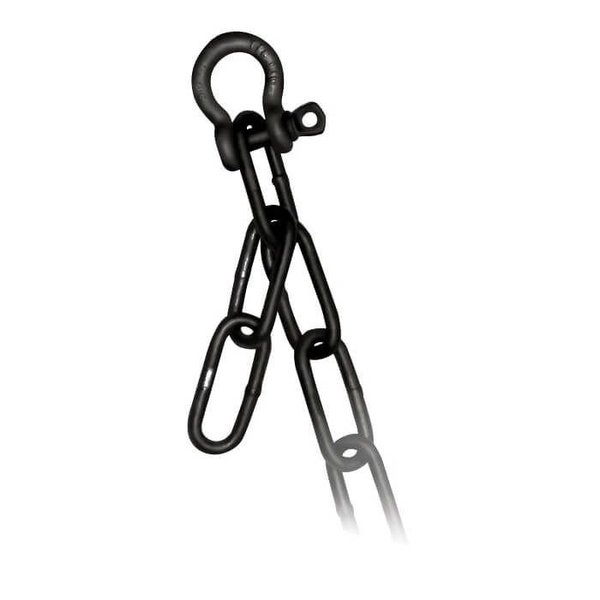 Cm STAC Chain, 80 Grade, 12 In, 11 Ft Length, 12000 Lb, Special Theatrical Alloy Steel, Black 695583